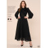 VESTIDO MIDI GODE COM TULE BORDADO